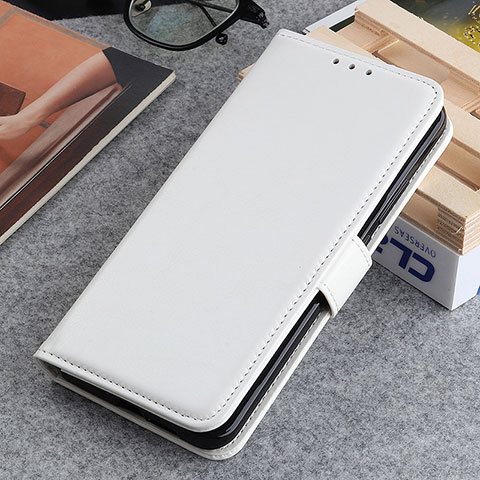 Handytasche Stand Schutzhülle Flip Leder Hülle M07L für Xiaomi Redmi Note 10 4G Weiß