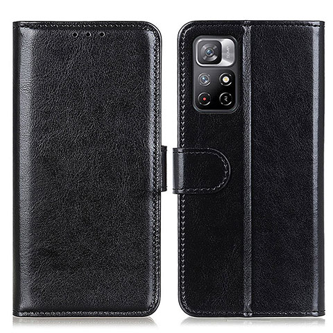 Handytasche Stand Schutzhülle Flip Leder Hülle M07L für Xiaomi Redmi Note 11 5G Schwarz