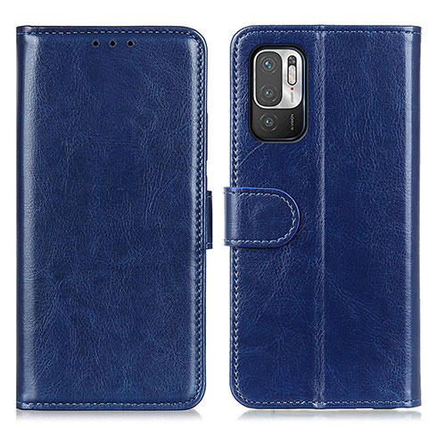 Handytasche Stand Schutzhülle Flip Leder Hülle M07L für Xiaomi Redmi Note 11 SE 5G Blau