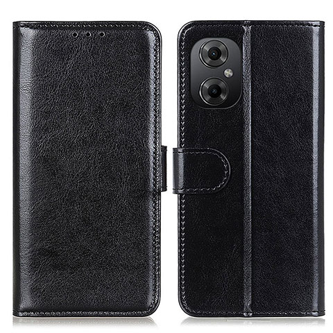 Handytasche Stand Schutzhülle Flip Leder Hülle M07L für Xiaomi Redmi Note 11R 5G Schwarz