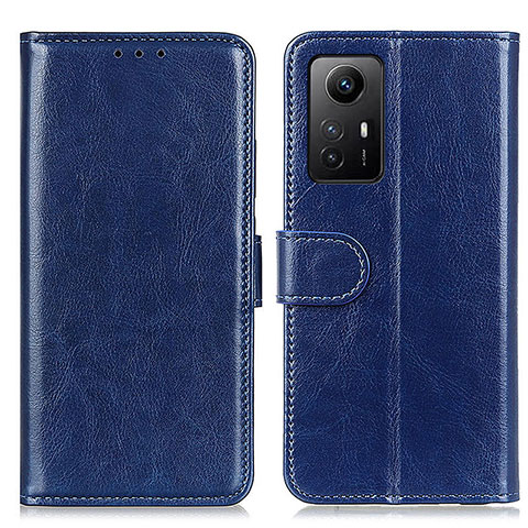 Handytasche Stand Schutzhülle Flip Leder Hülle M07L für Xiaomi Redmi Note 12S Blau