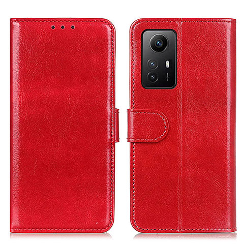 Handytasche Stand Schutzhülle Flip Leder Hülle M07L für Xiaomi Redmi Note 12S Rot