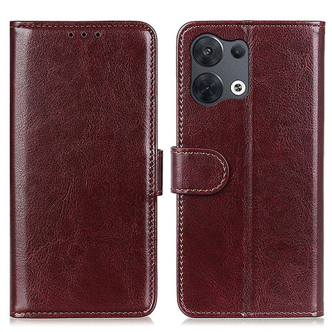 Handytasche Stand Schutzhülle Flip Leder Hülle M07L für Xiaomi Redmi Note 13 5G Braun