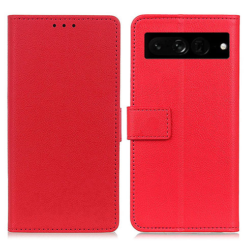 Handytasche Stand Schutzhülle Flip Leder Hülle M08L für Google Pixel 7 Pro 5G Rot