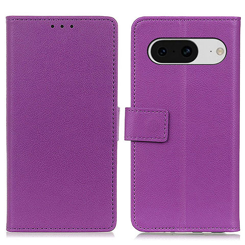 Handytasche Stand Schutzhülle Flip Leder Hülle M08L für Google Pixel 8 5G Violett