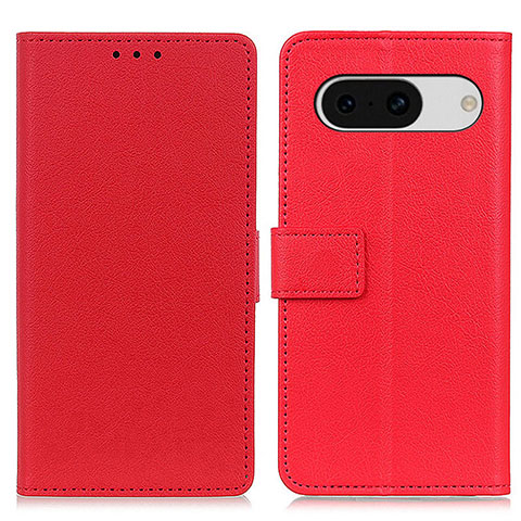 Handytasche Stand Schutzhülle Flip Leder Hülle M08L für Google Pixel 8a 5G Rot