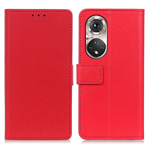 Handytasche Stand Schutzhülle Flip Leder Hülle M08L für Huawei Honor 50 Pro 5G Rot