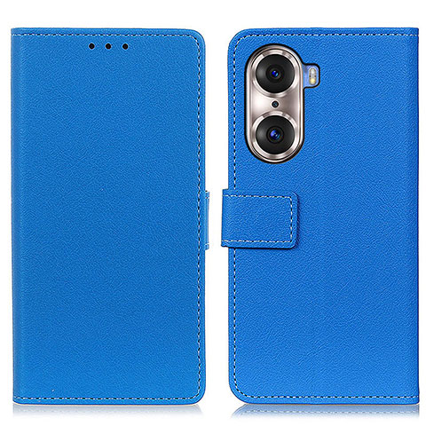 Handytasche Stand Schutzhülle Flip Leder Hülle M08L für Huawei Honor 60 5G Blau