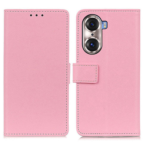 Handytasche Stand Schutzhülle Flip Leder Hülle M08L für Huawei Honor 60 Pro 5G Rosa