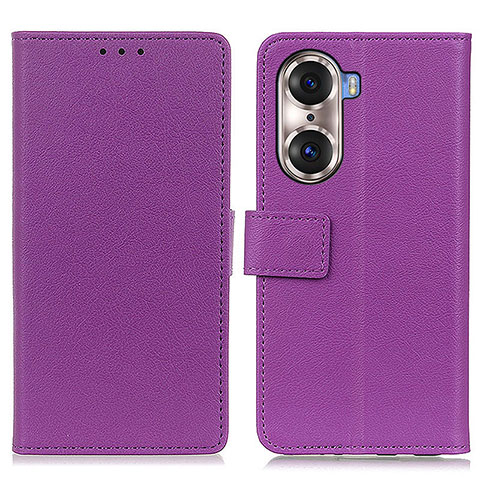 Handytasche Stand Schutzhülle Flip Leder Hülle M08L für Huawei Honor 60 Pro 5G Violett