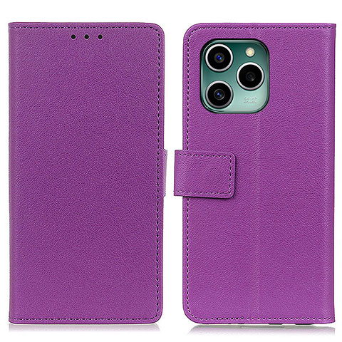 Handytasche Stand Schutzhülle Flip Leder Hülle M08L für Huawei Honor 60 SE 5G Violett