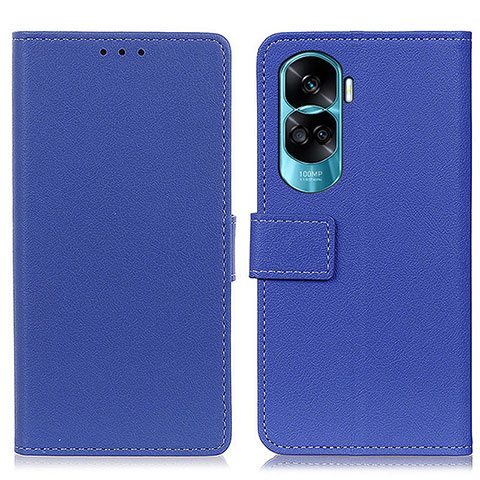 Handytasche Stand Schutzhülle Flip Leder Hülle M08L für Huawei Honor 90 Lite 5G Blau