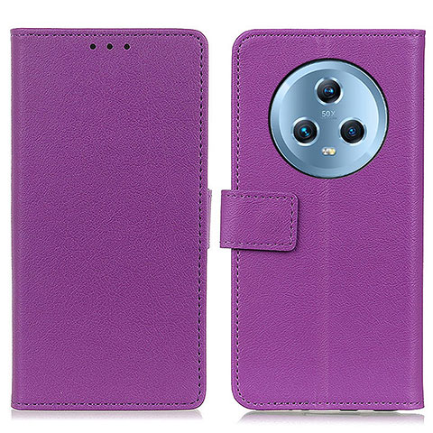 Handytasche Stand Schutzhülle Flip Leder Hülle M08L für Huawei Honor Magic5 5G Violett