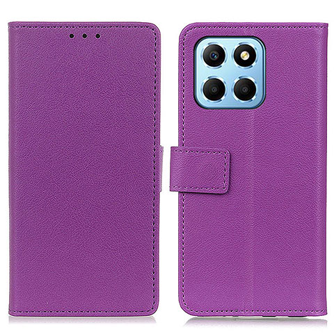 Handytasche Stand Schutzhülle Flip Leder Hülle M08L für Huawei Honor X6 5G Violett