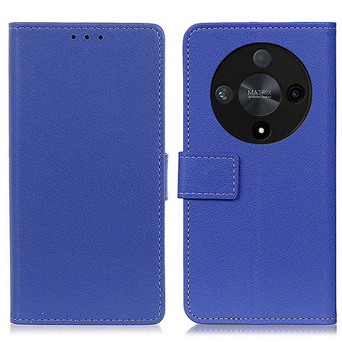 Handytasche Stand Schutzhülle Flip Leder Hülle M08L für Huawei Honor X9b 5G Blau