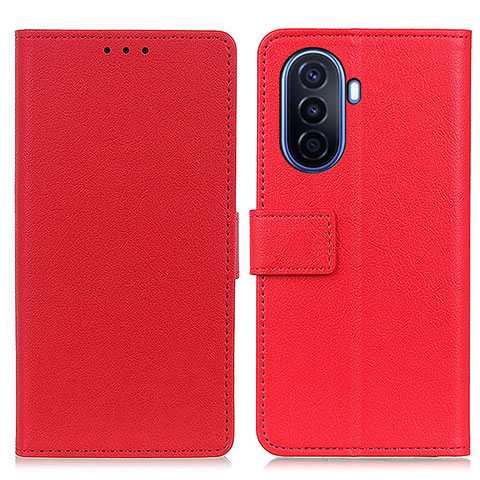 Handytasche Stand Schutzhülle Flip Leder Hülle M08L für Huawei Nova Y70 Plus Rot