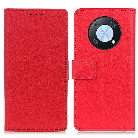 Handytasche Stand Schutzhülle Flip Leder Hülle M08L für Huawei Nova Y90 Rot