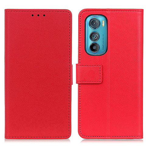 Handytasche Stand Schutzhülle Flip Leder Hülle M08L für Motorola Moto Edge 30 5G Rot