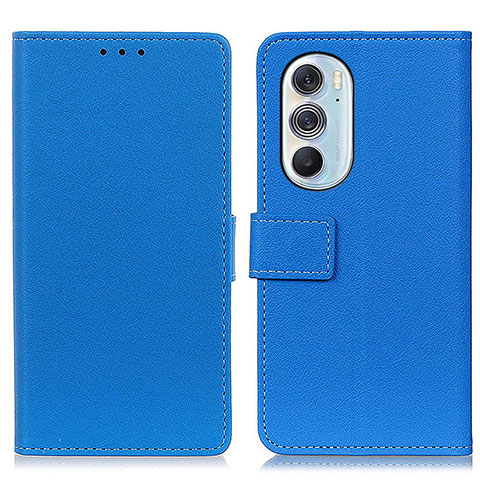 Handytasche Stand Schutzhülle Flip Leder Hülle M08L für Motorola Moto Edge 30 Pro 5G Blau