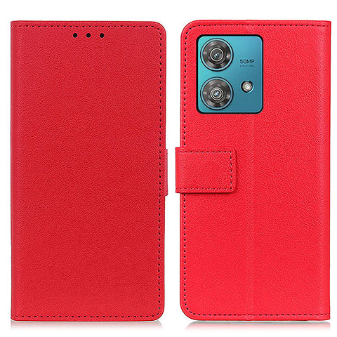 Handytasche Stand Schutzhülle Flip Leder Hülle M08L für Motorola Moto Edge 40 Neo 5G Rot