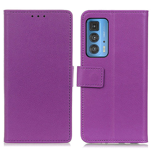 Handytasche Stand Schutzhülle Flip Leder Hülle M08L für Motorola Moto Edge S Pro 5G Violett