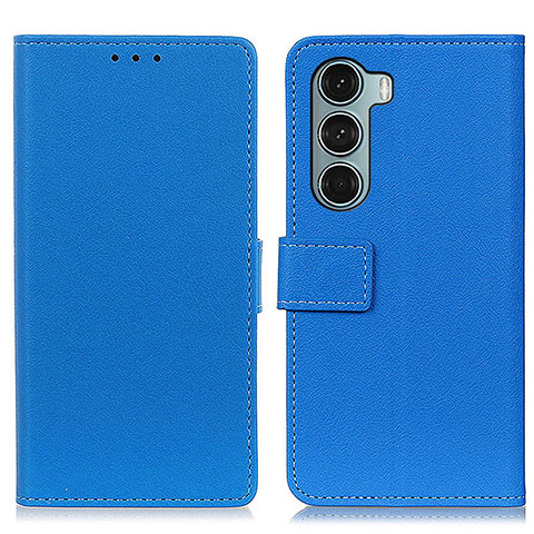 Handytasche Stand Schutzhülle Flip Leder Hülle M08L für Motorola Moto Edge S30 5G Blau