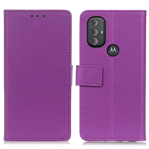 Handytasche Stand Schutzhülle Flip Leder Hülle M08L für Motorola Moto G Play Gen 2 Violett