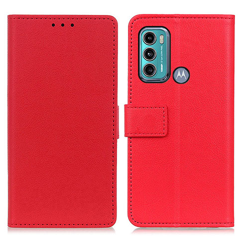 Handytasche Stand Schutzhülle Flip Leder Hülle M08L für Motorola Moto G40 Fusion Rot