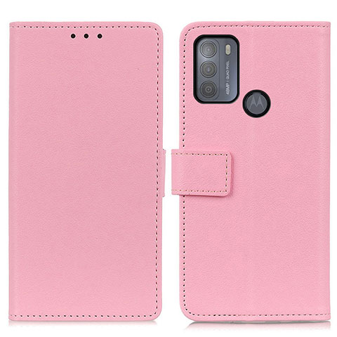 Handytasche Stand Schutzhülle Flip Leder Hülle M08L für Motorola Moto G50 Rosa