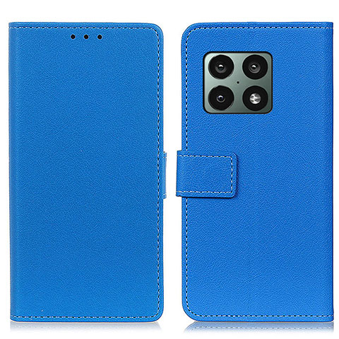 Handytasche Stand Schutzhülle Flip Leder Hülle M08L für OnePlus 10 Pro 5G Blau