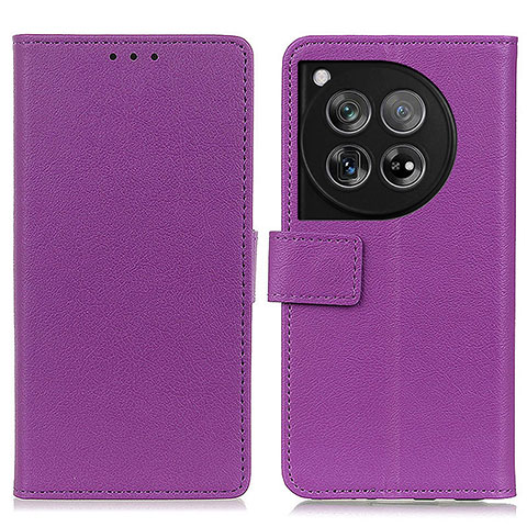 Handytasche Stand Schutzhülle Flip Leder Hülle M08L für OnePlus 12 5G Violett