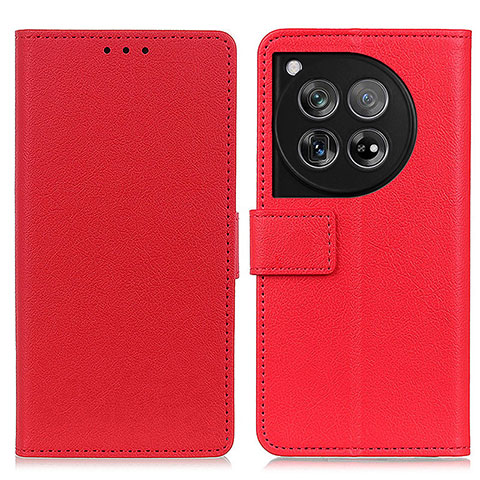 Handytasche Stand Schutzhülle Flip Leder Hülle M08L für OnePlus 12R 5G Rot