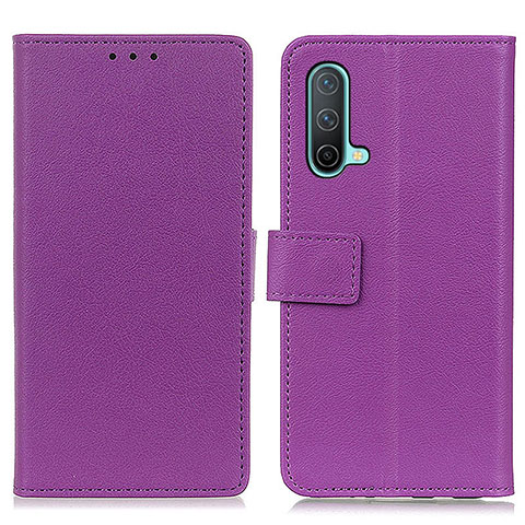 Handytasche Stand Schutzhülle Flip Leder Hülle M08L für OnePlus Nord CE 5G Violett