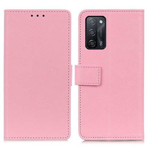 Handytasche Stand Schutzhülle Flip Leder Hülle M08L für Oppo A53s 5G Rosa