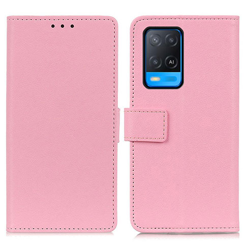 Handytasche Stand Schutzhülle Flip Leder Hülle M08L für Oppo A54 4G Rosa