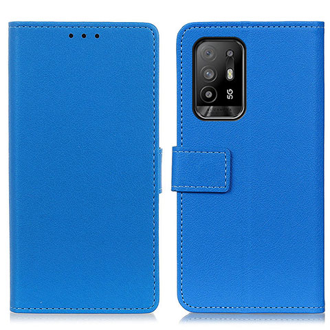 Handytasche Stand Schutzhülle Flip Leder Hülle M08L für Oppo A94 5G Blau