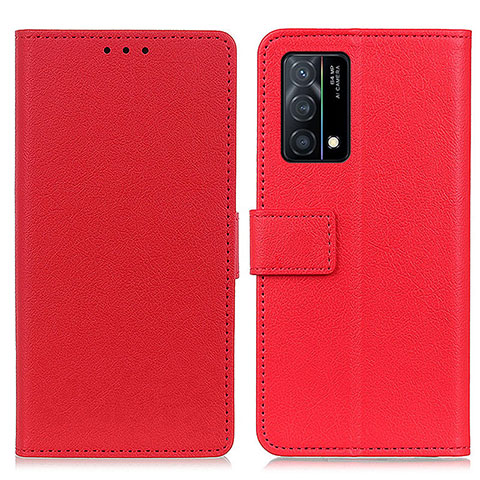 Handytasche Stand Schutzhülle Flip Leder Hülle M08L für Oppo K9 5G Rot