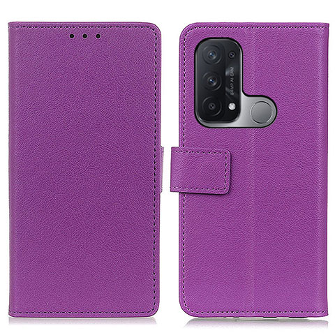 Handytasche Stand Schutzhülle Flip Leder Hülle M08L für Oppo Reno5 A Violett