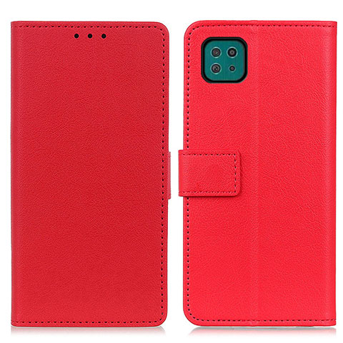 Handytasche Stand Schutzhülle Flip Leder Hülle M08L für Samsung Galaxy A22s 5G Rot