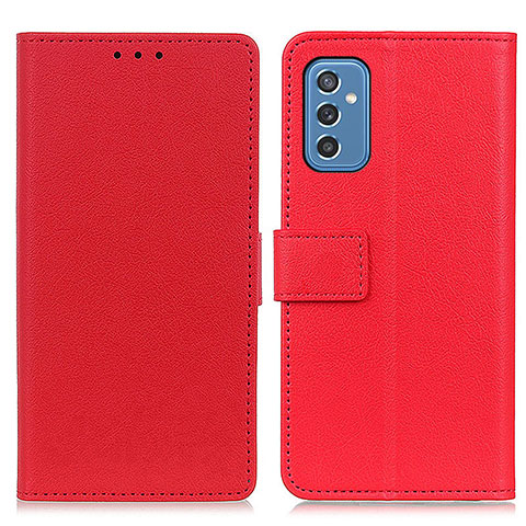 Handytasche Stand Schutzhülle Flip Leder Hülle M08L für Samsung Galaxy M52 5G Rot