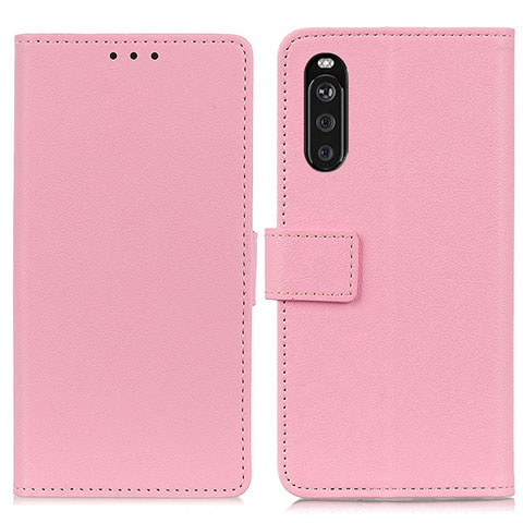 Handytasche Stand Schutzhülle Flip Leder Hülle M08L für Sony Xperia 10 III Lite Rosa