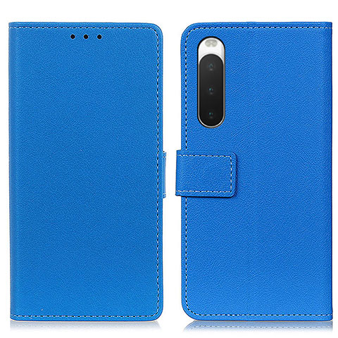 Handytasche Stand Schutzhülle Flip Leder Hülle M08L für Sony Xperia 10 IV Blau