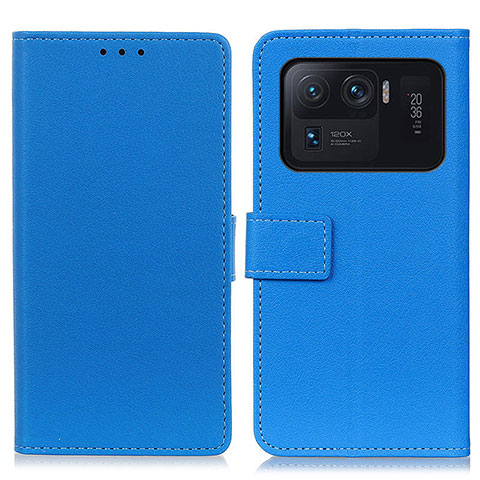 Handytasche Stand Schutzhülle Flip Leder Hülle M08L für Xiaomi Mi 11 Ultra 5G Blau