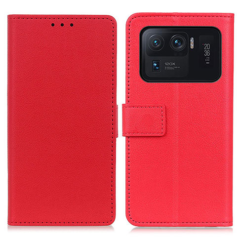 Handytasche Stand Schutzhülle Flip Leder Hülle M08L für Xiaomi Mi 11 Ultra 5G Rot