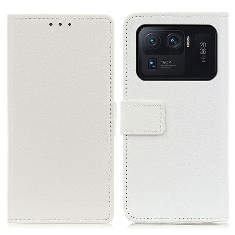 Handytasche Stand Schutzhülle Flip Leder Hülle M08L für Xiaomi Mi 11 Ultra 5G Weiß