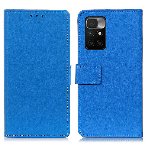 Handytasche Stand Schutzhülle Flip Leder Hülle M08L für Xiaomi Redmi 10 (2022) Blau