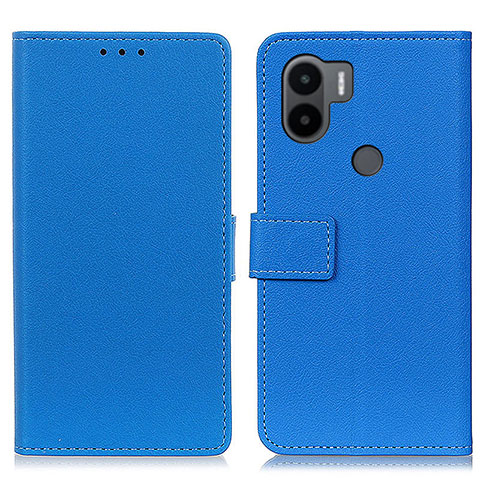 Handytasche Stand Schutzhülle Flip Leder Hülle M08L für Xiaomi Redmi A1 Plus Blau