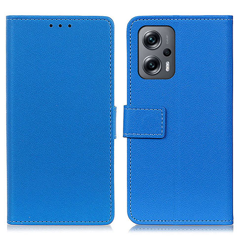 Handytasche Stand Schutzhülle Flip Leder Hülle M08L für Xiaomi Redmi K50i 5G Blau