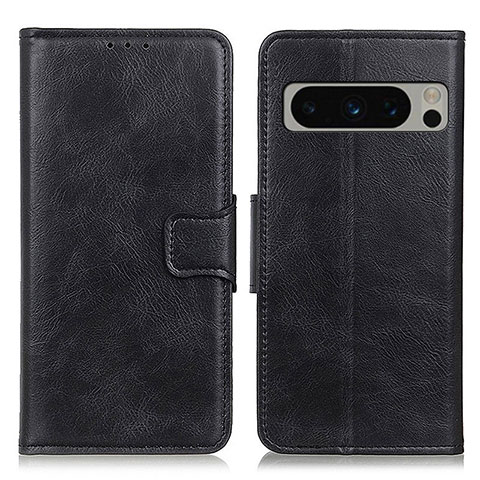 Handytasche Stand Schutzhülle Flip Leder Hülle M09L für Google Pixel 8 Pro 5G Schwarz