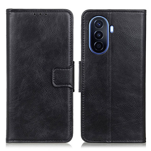 Handytasche Stand Schutzhülle Flip Leder Hülle M09L für Huawei Nova Y70 Plus Schwarz